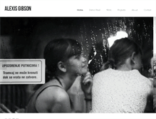 Tablet Screenshot of alexisgibson.com